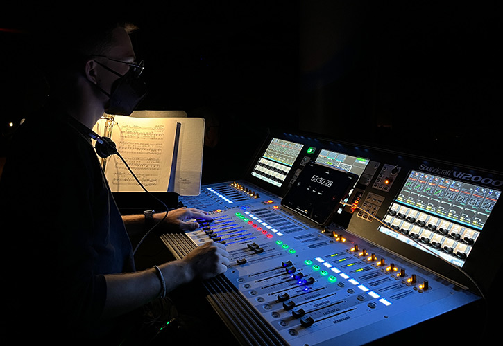 David mixing Carmen at the Santa Fe Opera